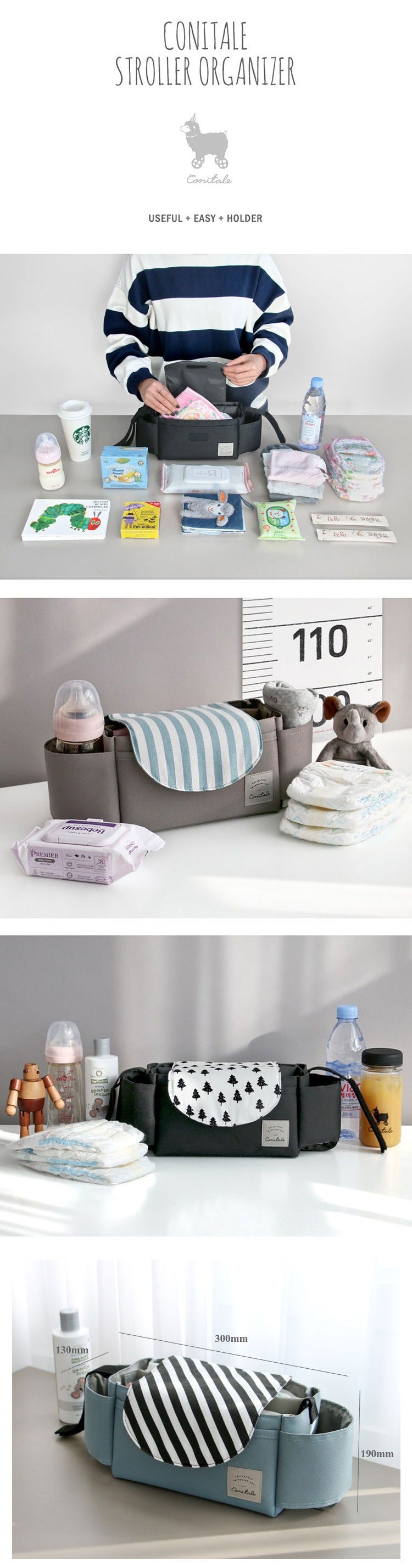 Multifunction Baby Stroller Bag Organizer Maternity Nappy Bag Stroller Accessories Cup wheelchair bag